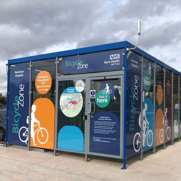 Newham University Nhs Hospital Receives Eye Catching Falco Cycle Hub